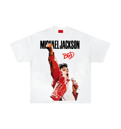 CAMISETA BOXY MJ BAD
